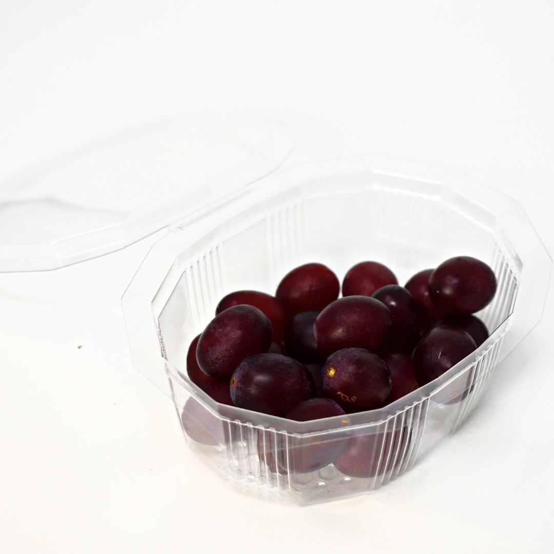 OVAL HINGED SALAD CONTAINER 250ML X360
